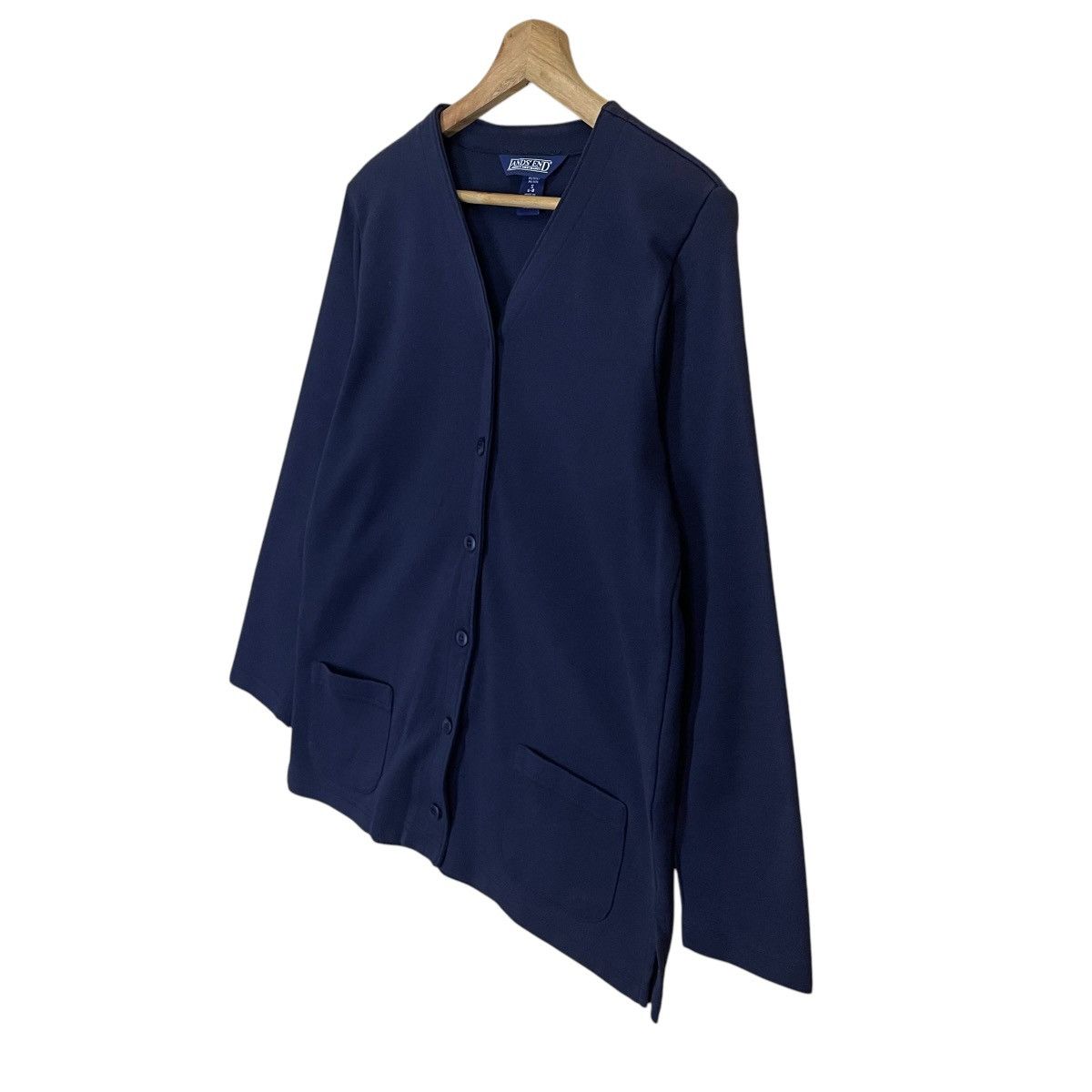 Japanese Brand × Lands' End × Vintage Vintage 90’s LAND END Button Sweater Size US S / EU 44-46 / 1 - 3 Thumbnail