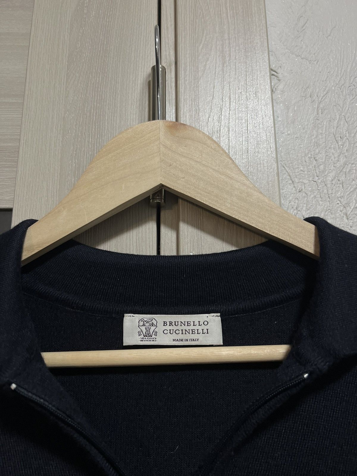 Brunello Cucinelli Brunello Cucinelli Wool Pullover Zip Old Money L Size Size US L / EU 52-54 / 3 - 17 Thumbnail