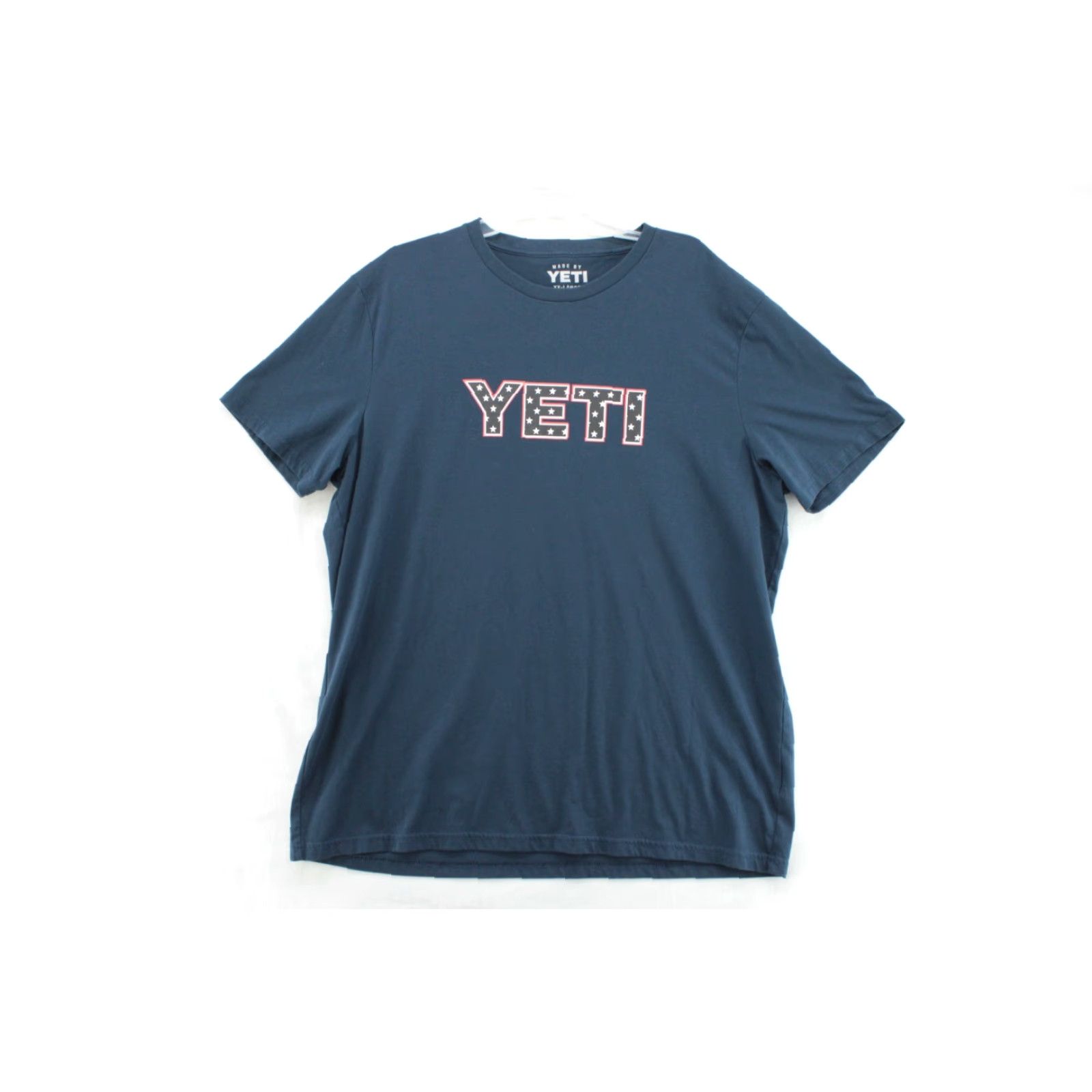 Yeti YETI Coolers T-Shirt Men's 2XL Navy Blue Graphic Logo Short Sleeve USA Outdoor Sports Size US XXL / EU 58 / 5 - 6 Thumbnail