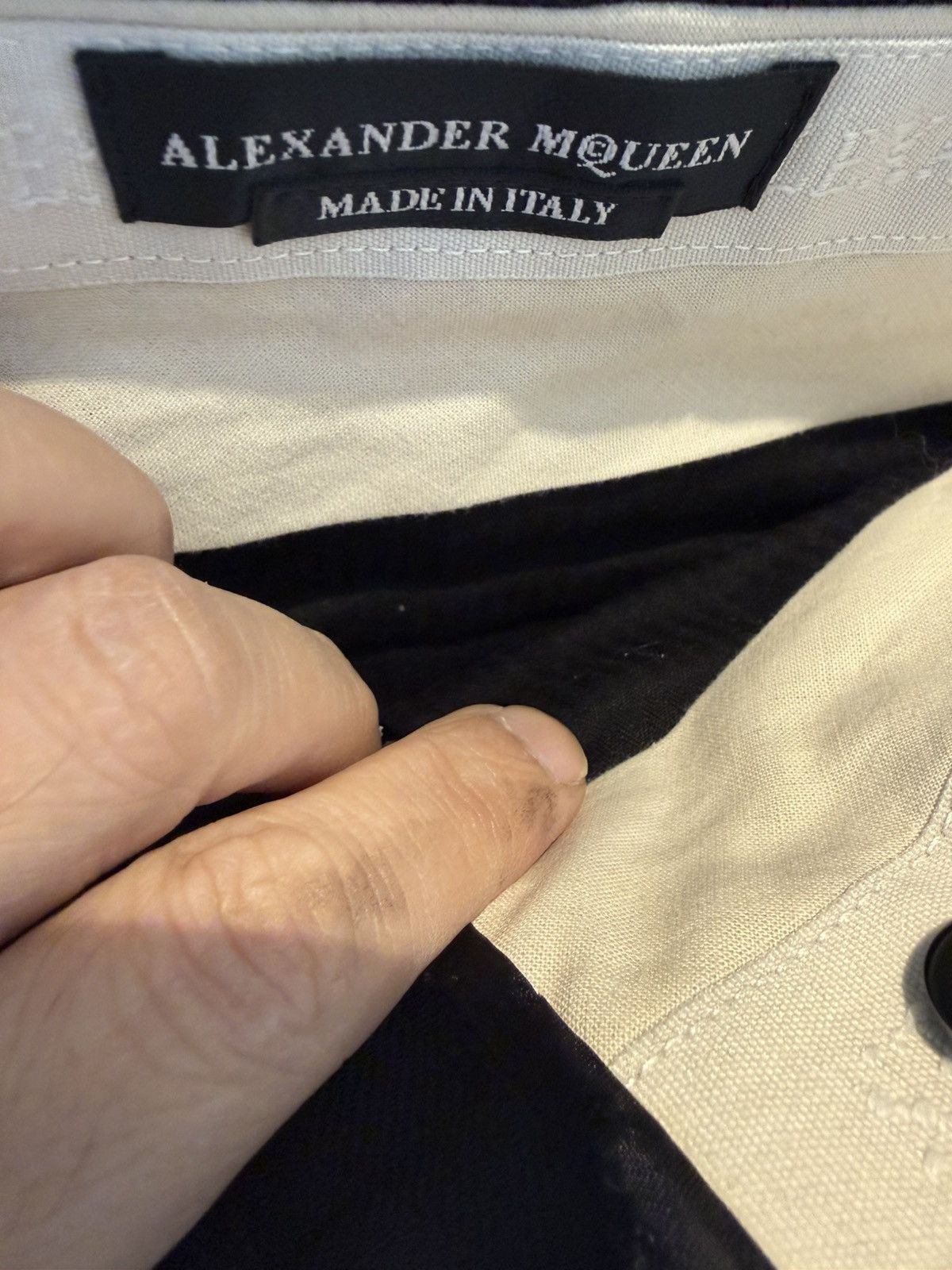 Alexander McQueen safety pins chains print pants size46 Size US 30 / EU 46 - 8 Thumbnail