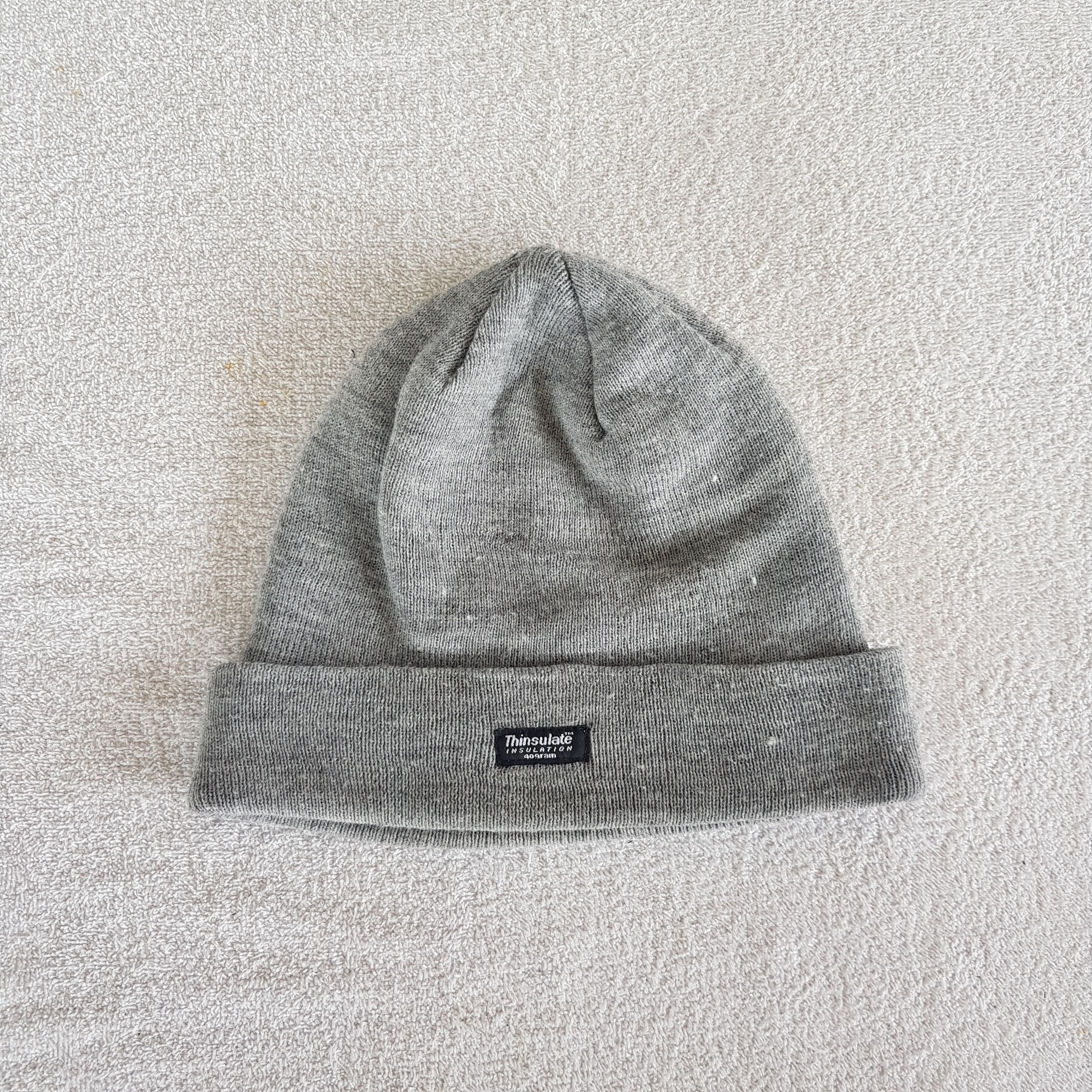 Japanese Brand Vintage Thinsulate 3M Insulation Beanie Ribbed Snow Caps Hat Size ONE SIZE - 5 Thumbnail