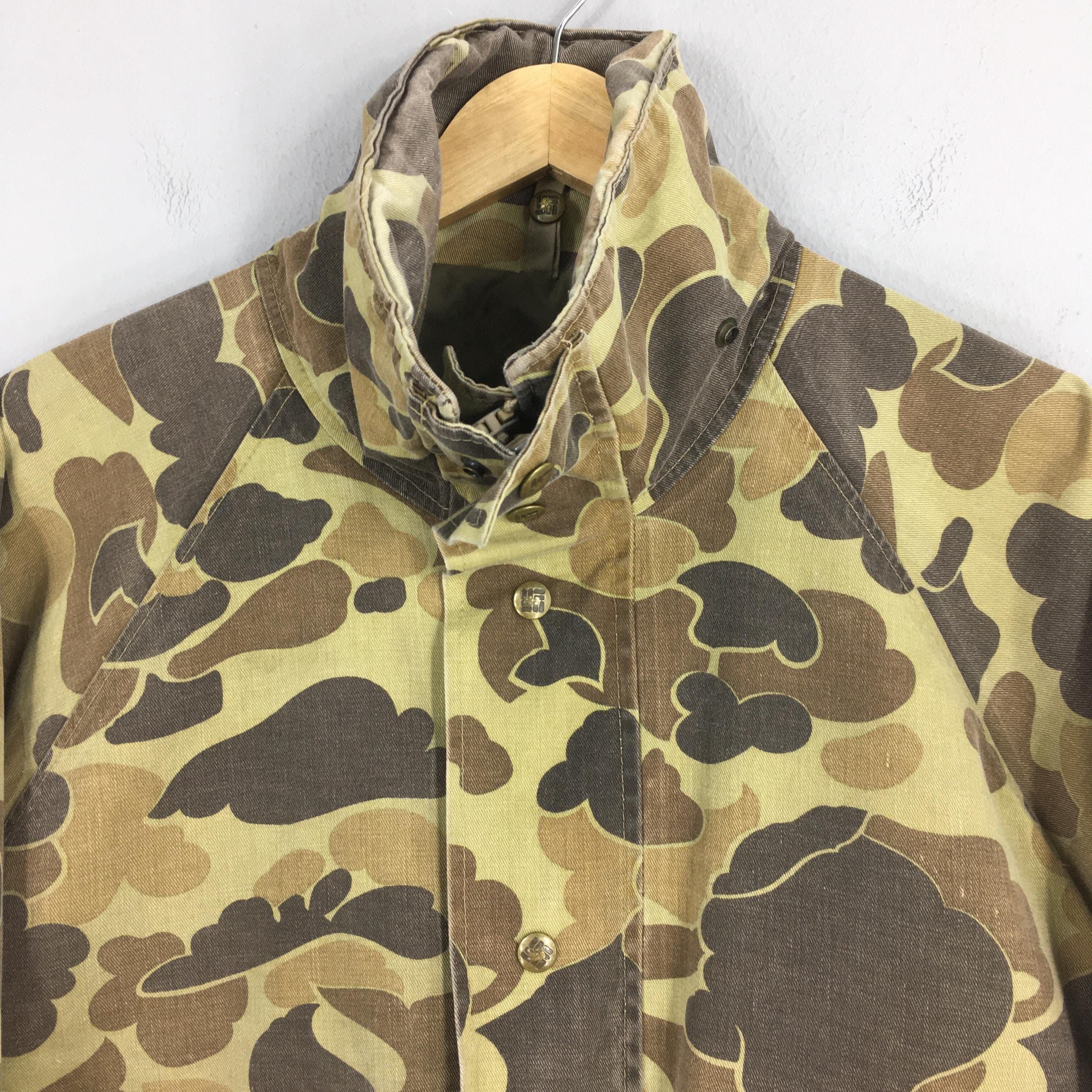 Columbia Vintage 1990s Columbia Duck Camo Hunting Jacket Large Size US L / EU 52-54 / 3 - 2 Thumbnail