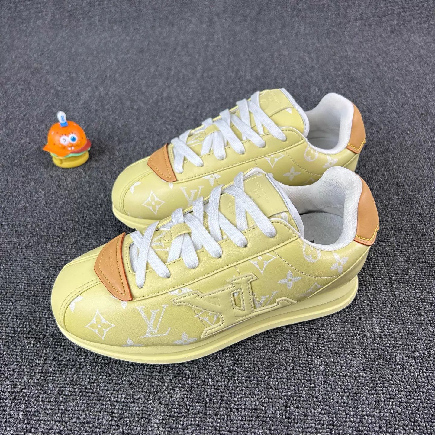Louis Vuitton LV Yellow Monogram Casual Shoes 39 UK5 Size US 6 / EU 39 - 1 Thumbnail