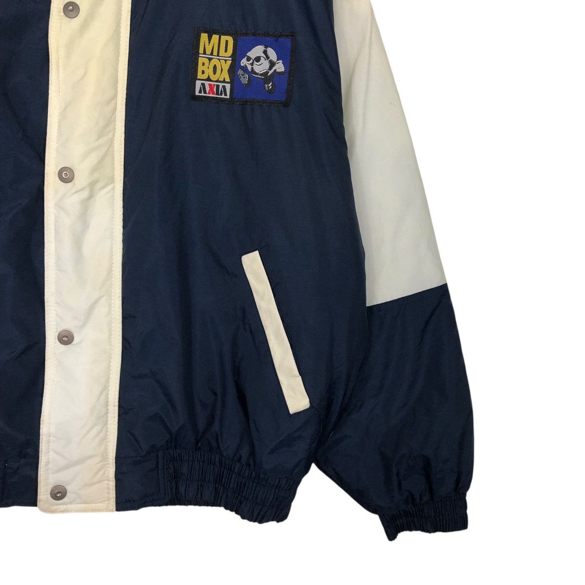 Japanese Brand 📌Vintage Bomber Jacket Sportswear Md Box Axia Big Logo Size US L / EU 52-54 / 3 - 6 Thumbnail