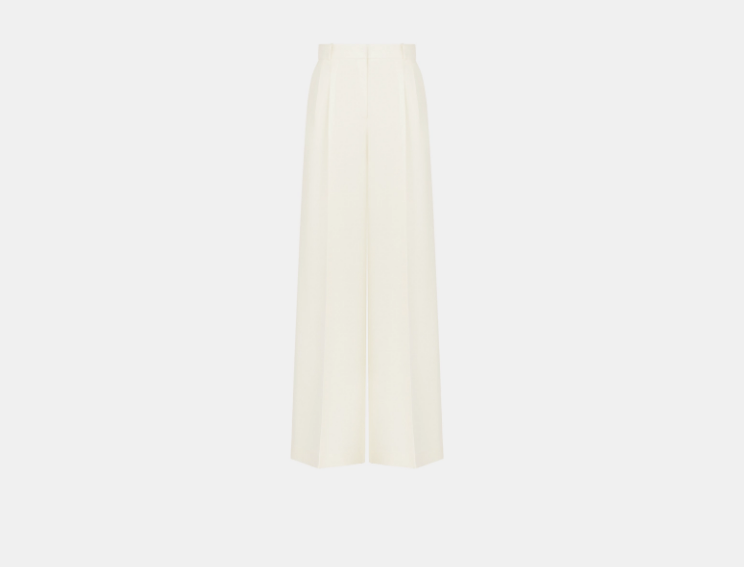Dior o1w1db10925 441P68 Pant in Ecru Size 25" / US 0 / IT 36 - 2 Thumbnail