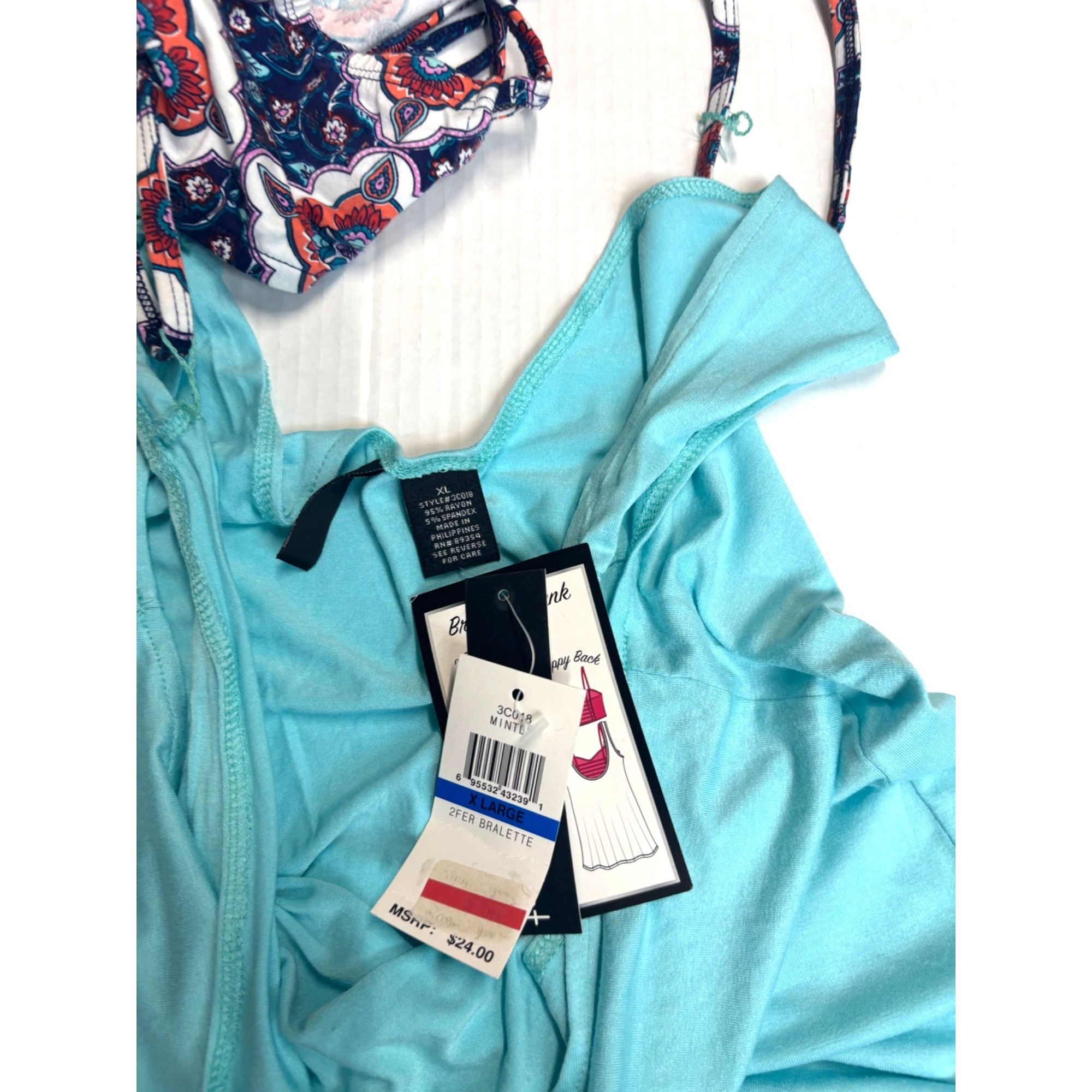 Other Ultra Flirt Juniors' Layered-look Tank Top and Bralette Comb Size XL / US 12-14 / IT 48-50 - 8 Thumbnail