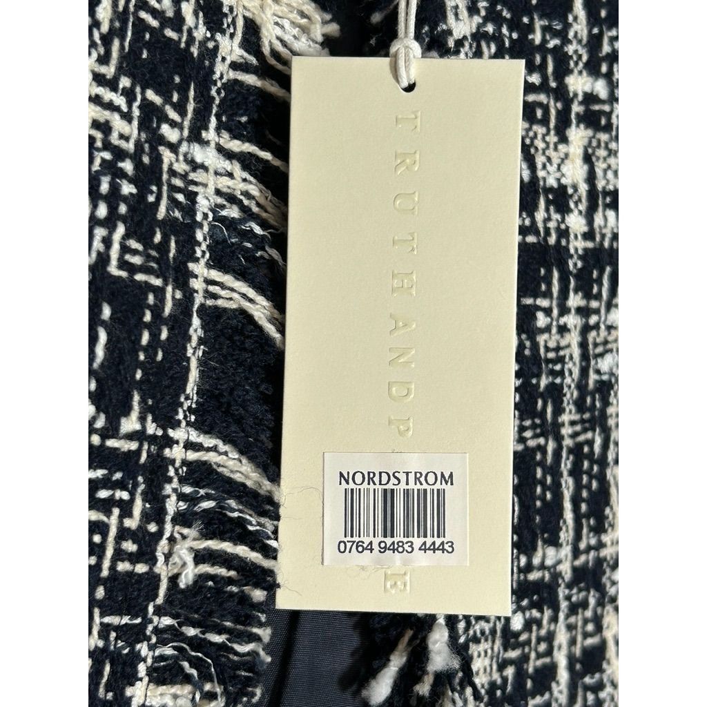 Other Truth And Pride Nocturnal Tweed Open Blazer in Black/Cream/W Size M / US 6-8 / IT 42-44 - 11 Thumbnail