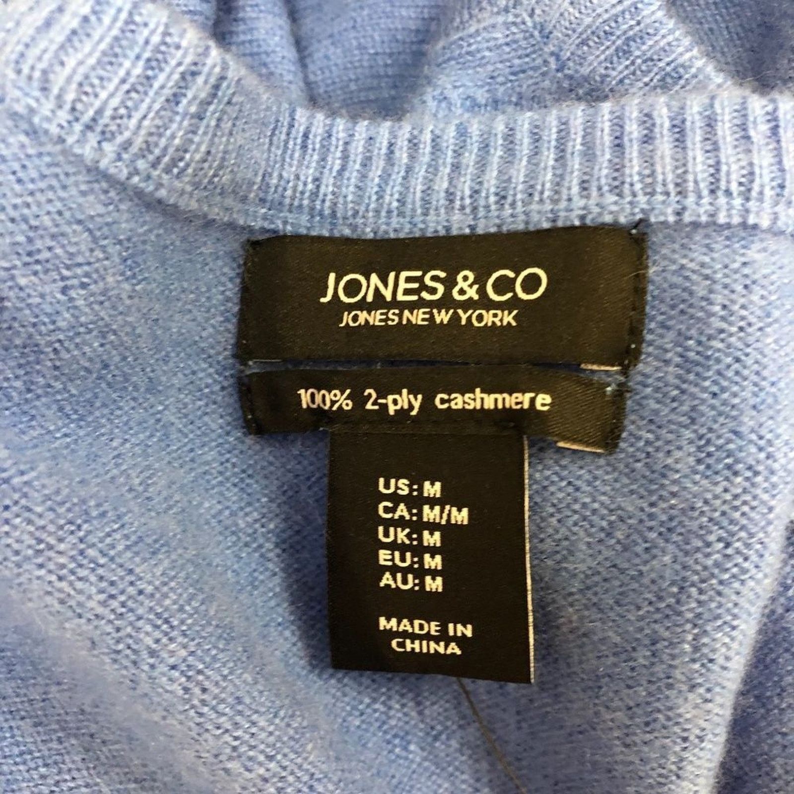 Jones New York Short Sleeve 2-ply Cashmere Sweater from Jones New York Size M / US 6-8 / IT 42-44 - 4 Thumbnail