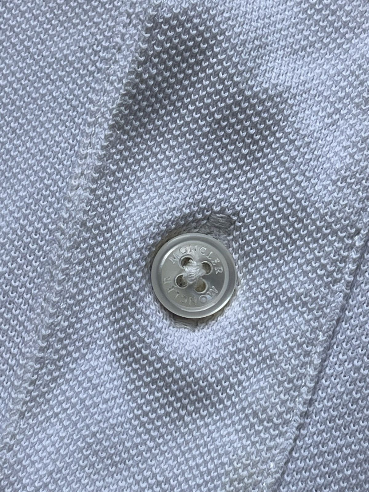 Moncler Moncler maglia polo short sleeve shirt white Size US S / EU 44-46 / 1 - 6 Thumbnail