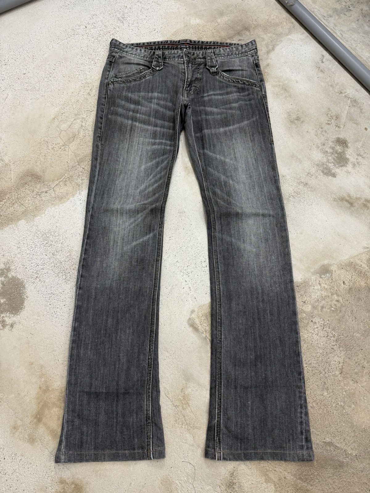 Nicole Club Nicole Club For Men Chain Pocket Whisker Unisex Denim Pants Size US 31 - 1 Thumbnail