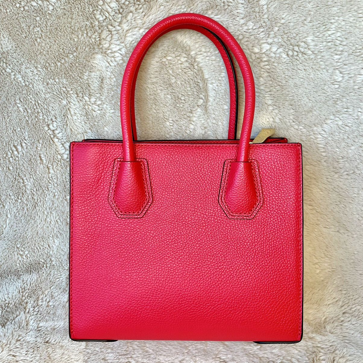 Michael Kors Michael Kors Deep Pink Mercer Embellished Leather 2-Way Bag Size ONE SIZE - 6 Thumbnail