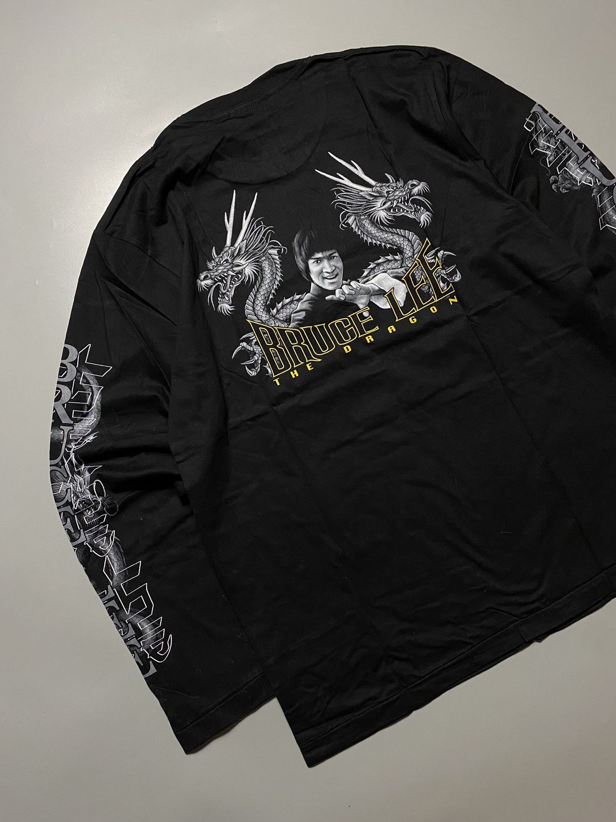 Vintage 🔥 BRUCE LEE VTG LONG SLEEVE Y2K Size US L / EU 52-54 / 3 - 6 Thumbnail