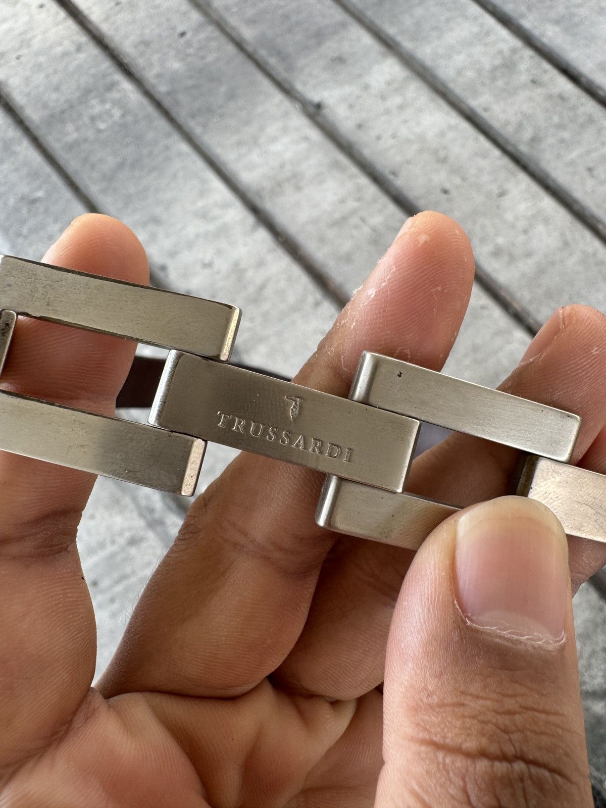 Trussardi Trussardi Leather Belt Size ONE SIZE - 5 Thumbnail