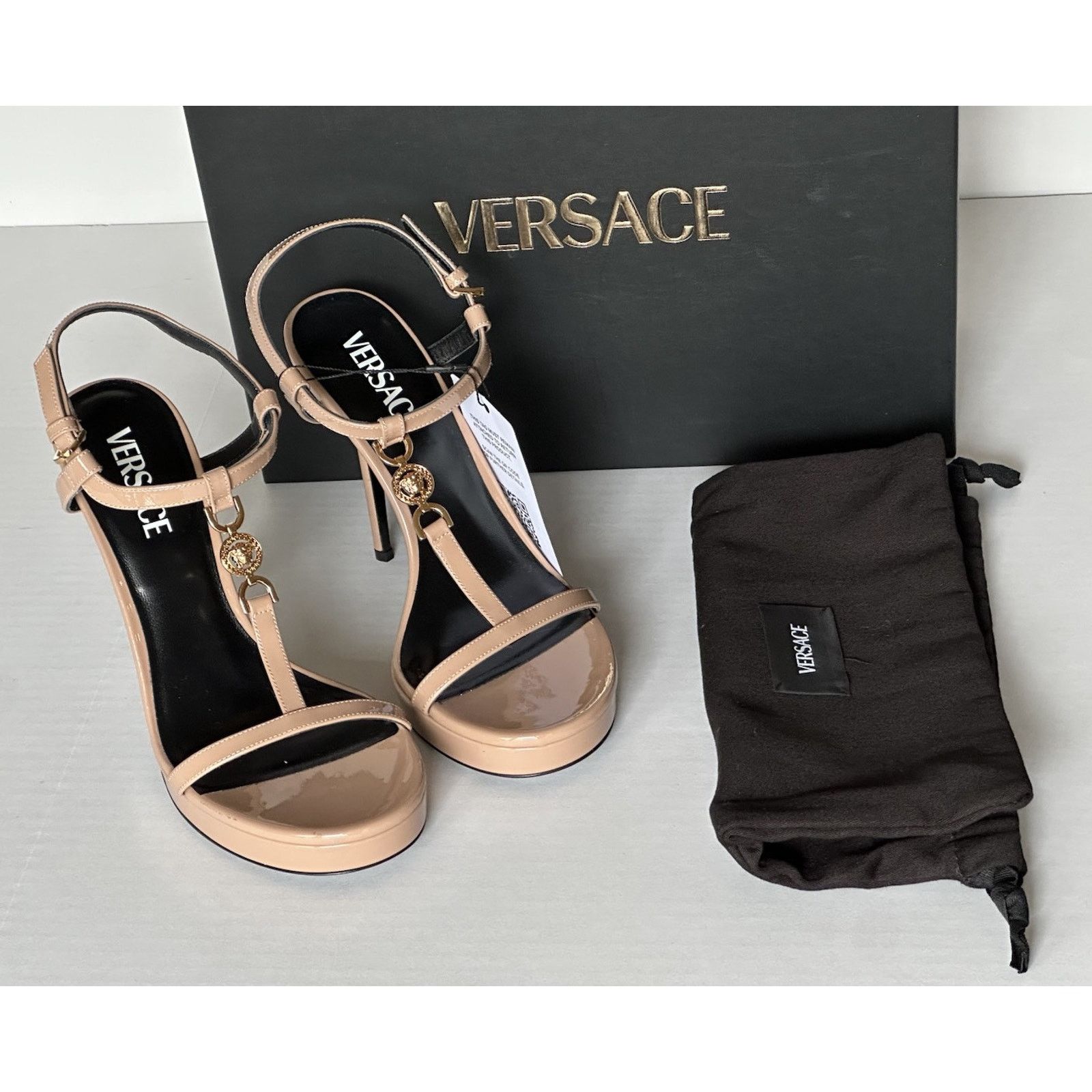 Versace Versace Leather Pump Shoes Sandals Blush 10 US 013713 Size US 10 / IT 40 - 16 Thumbnail