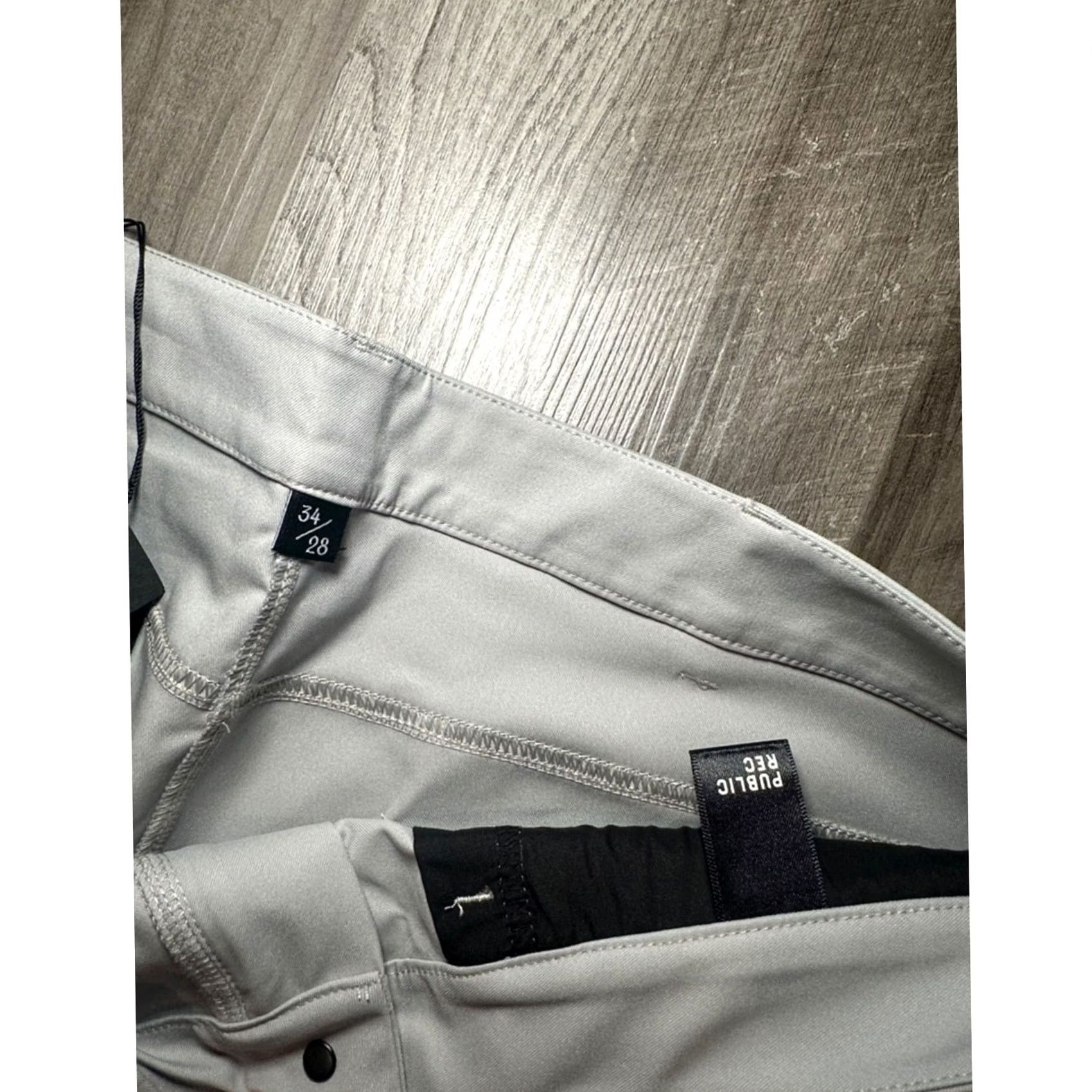 Vintage Public Rec Fog Workday 2.0 Performance Pants Men 34 Regular Gray Chino 28 Inseam Size US 34 / EU 50 - 7 Thumbnail