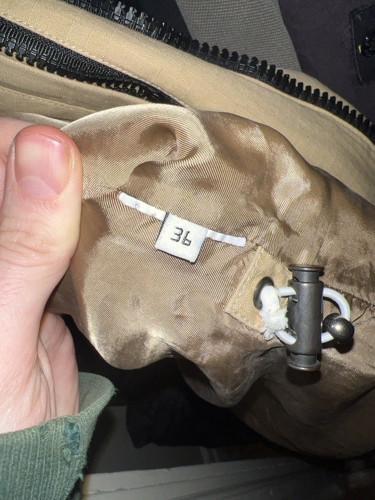 Balenciaga RARE Beige Ripstop Swing Parka Sample Size US L / EU 52-54 / 3 - 9 Thumbnail