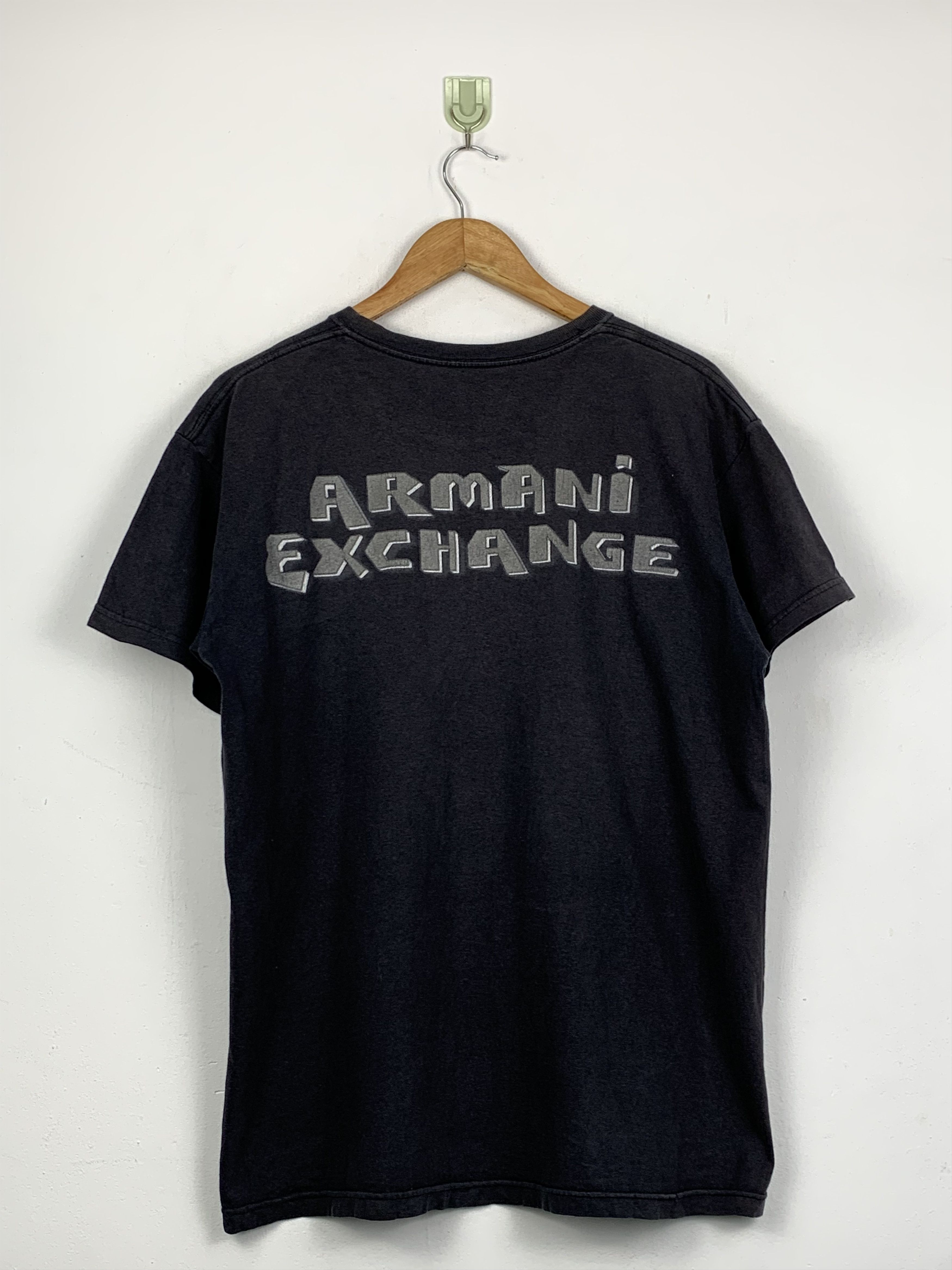 Armani Exchange × Vintage Armani Exchange Spellout Big Logo Tee TA0312 Size US M / EU 48-50 / 2 - 3 Thumbnail