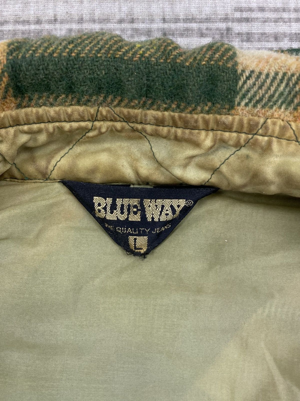 If Six Was Nine × Japanese Brand × Vintage Vintage Blue Way Checked Flannel Button Wool Jacket Size US M / EU 48-50 / 2 - 10 Thumbnail
