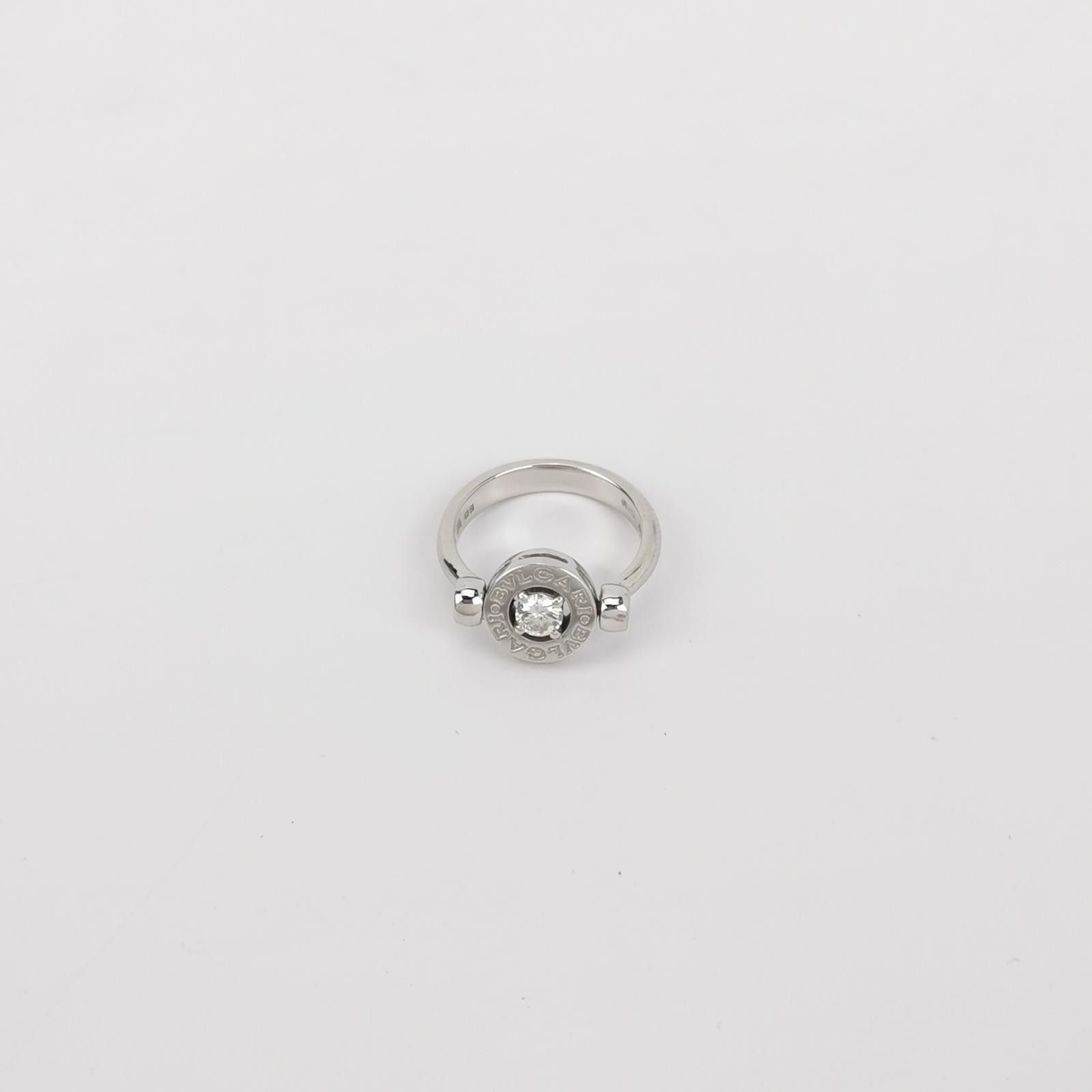 Bvlgari Bvlgari Bvlgari Bvlgari 18K white gold diamond double logo Size ONE SIZE - 2 Thumbnail