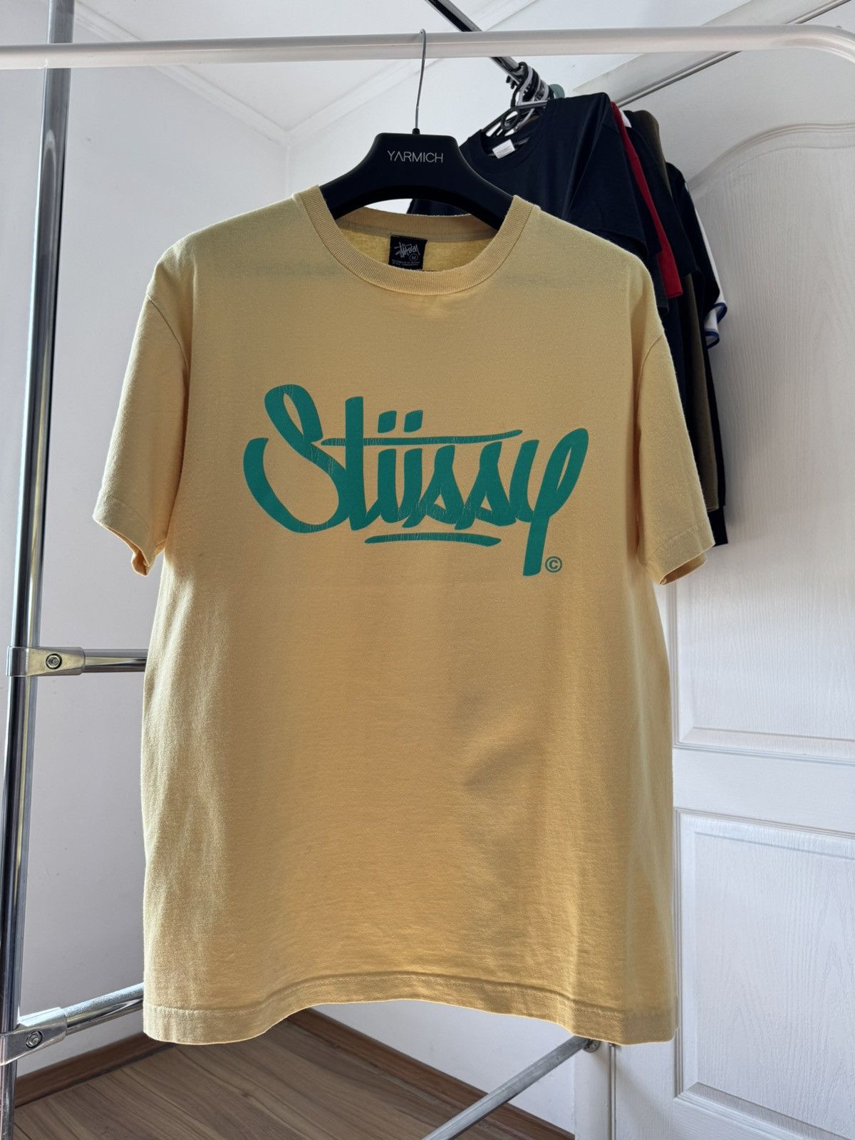 Stussy VTG 2000s STUSSY SPELLOUT Logo Archive T Shirt Size US M / EU 48-50 / 2 - 2 Thumbnail