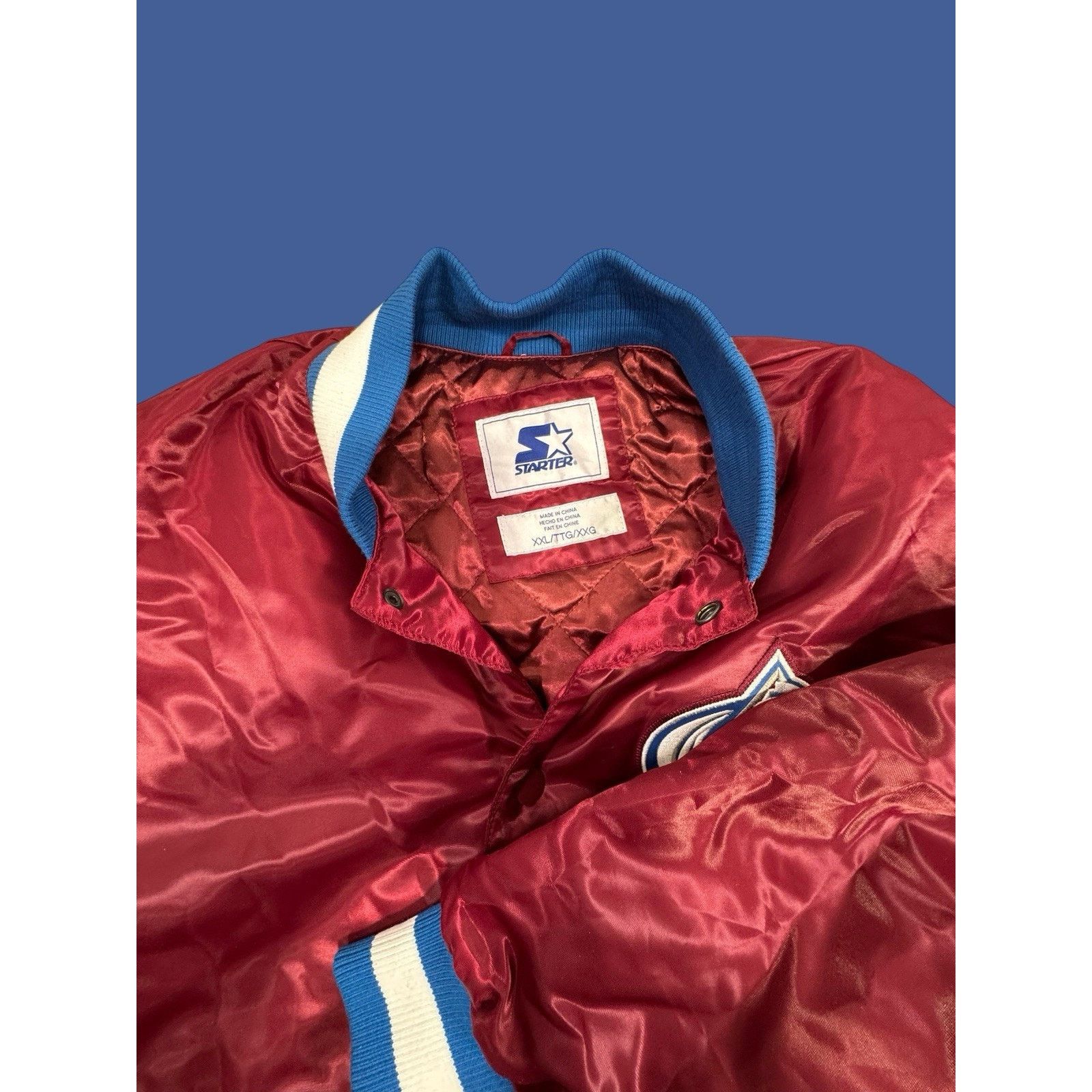 Starter Starter NHL Colorado Avalanche Satin Bomber Jacket Men’s XXL Size US XXL / EU 58 / 5 - 3 Thumbnail