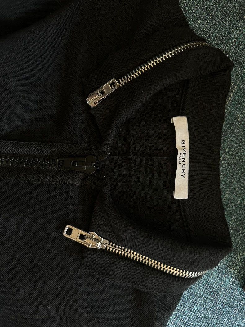 Givenchy Givenchy Black Zip Collar Polo Size US S / EU 44-46 / 1 - 2 Thumbnail