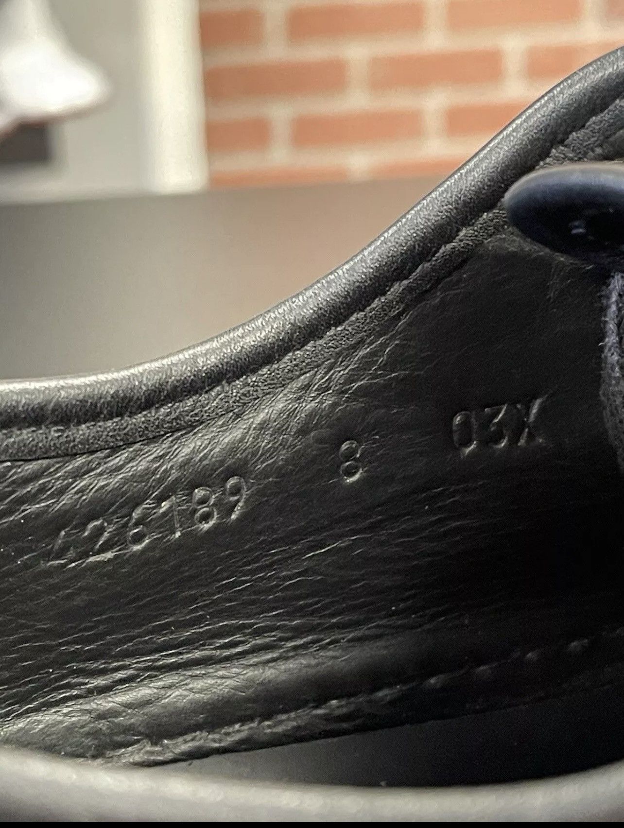 Gucci Size 8 - Gucci GG Mono Canvas Black Leather 426189 Size US 8 / EU 41 - 10 Thumbnail