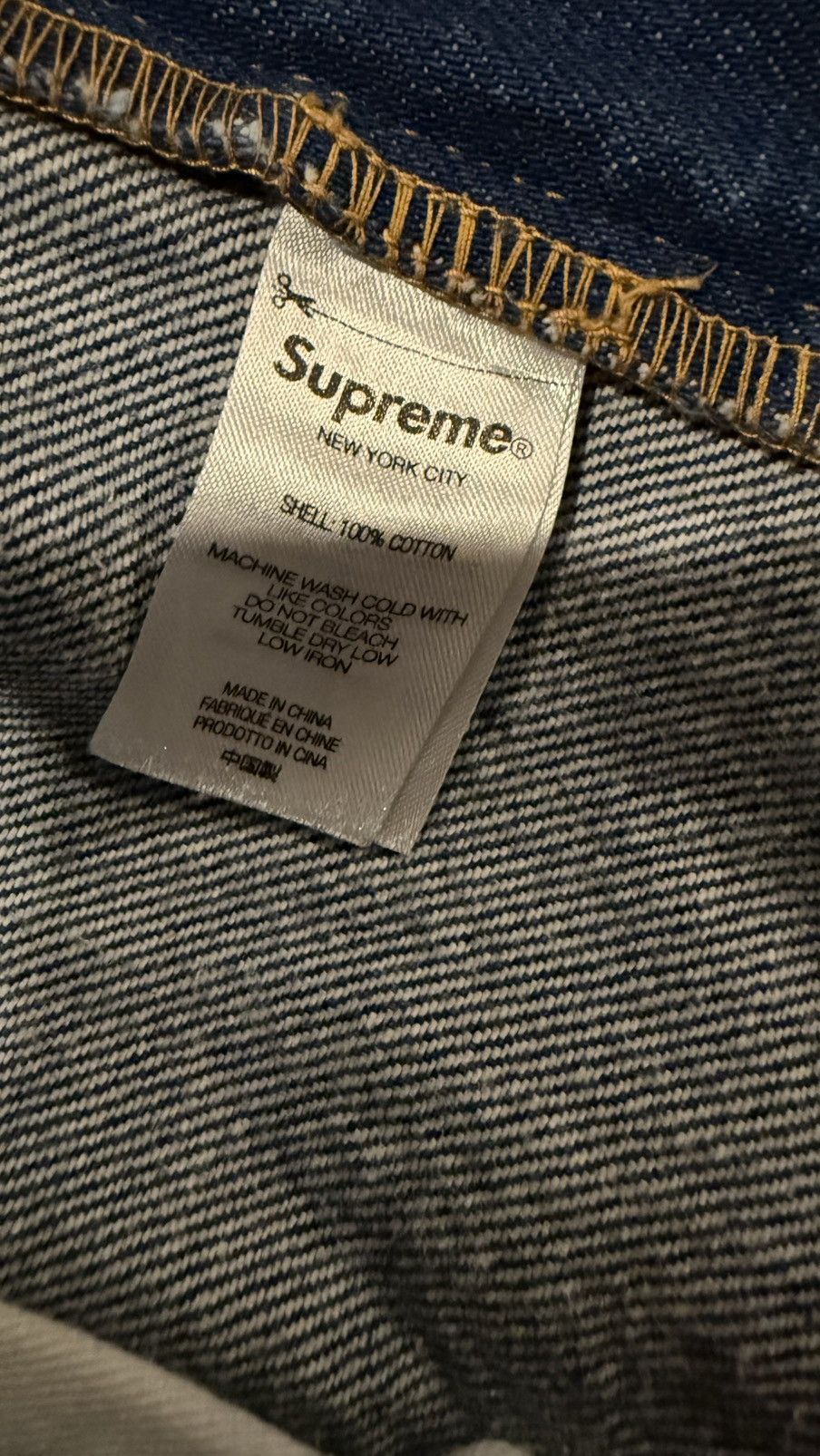 Supreme Supreme denim Jeans Size US 36 / EU 52 - 4 Thumbnail