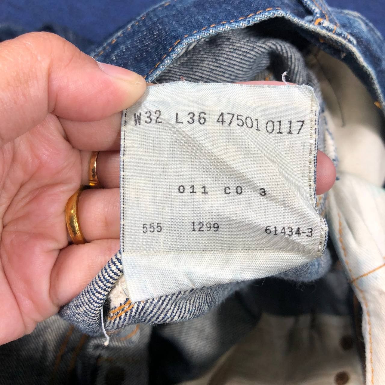 Levi's Vintage Y2K Levi's 501XX Denim Jean Size US 32 / EU 48 - 12 Thumbnail