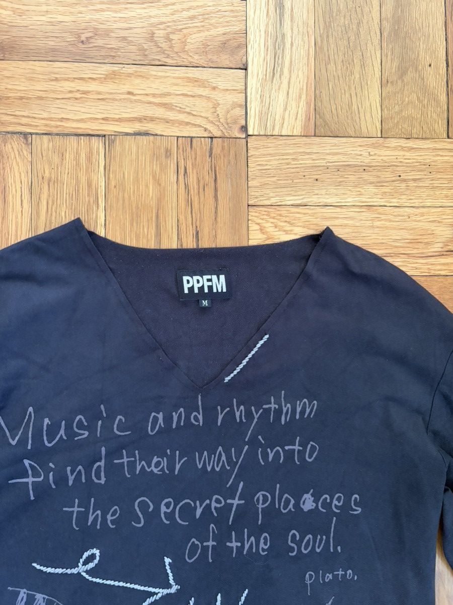 PPFM PPFM Japanese Brand Graphic Long Sleeve Shirt Size US M / EU 48-50 / 2 - 3 Thumbnail