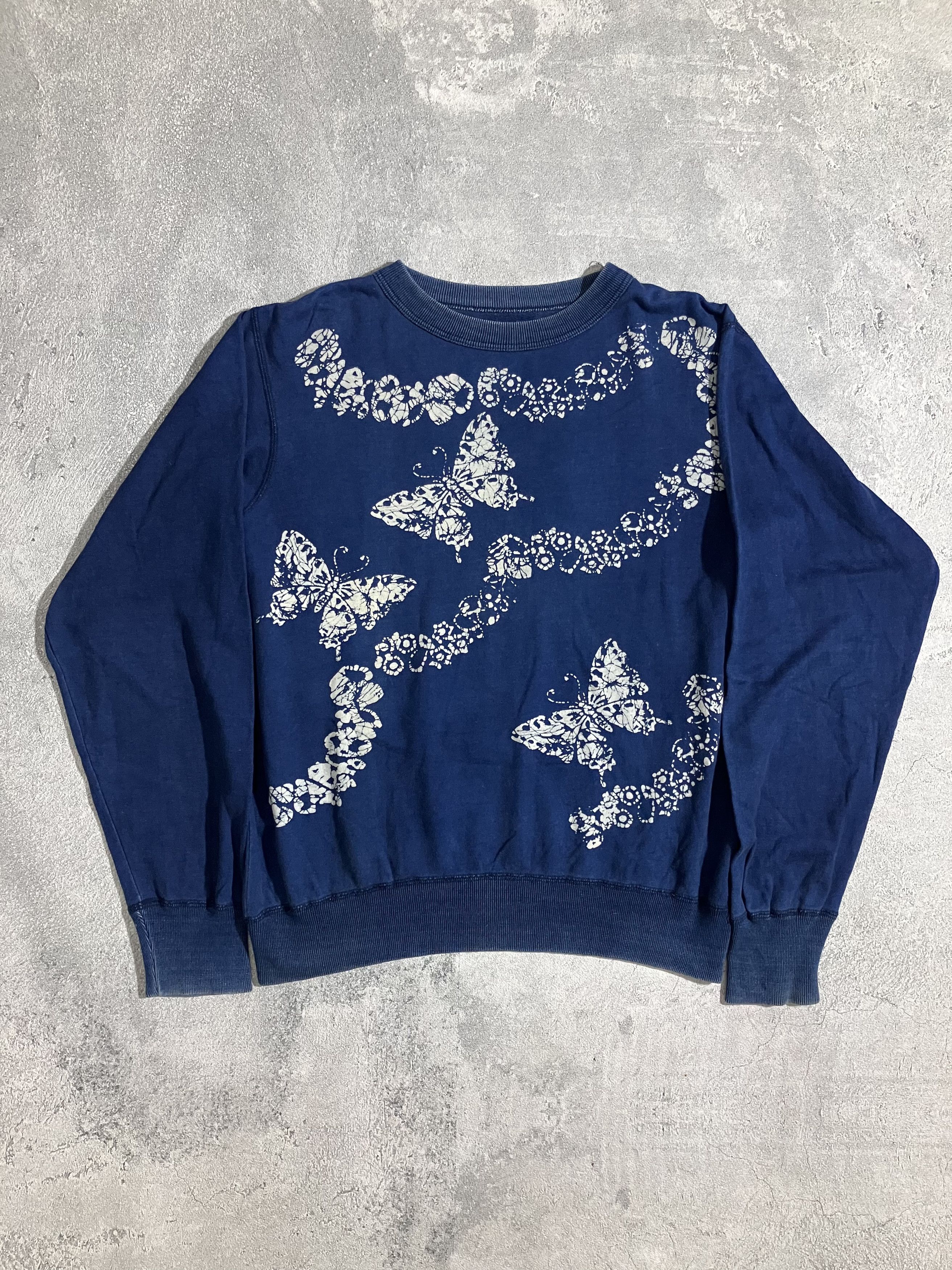 Blue Blue Japan Blue Blue Pure Indigo Dyed Sweatshirts Size US L / EU 52-54 / 3 - 1 Thumbnail