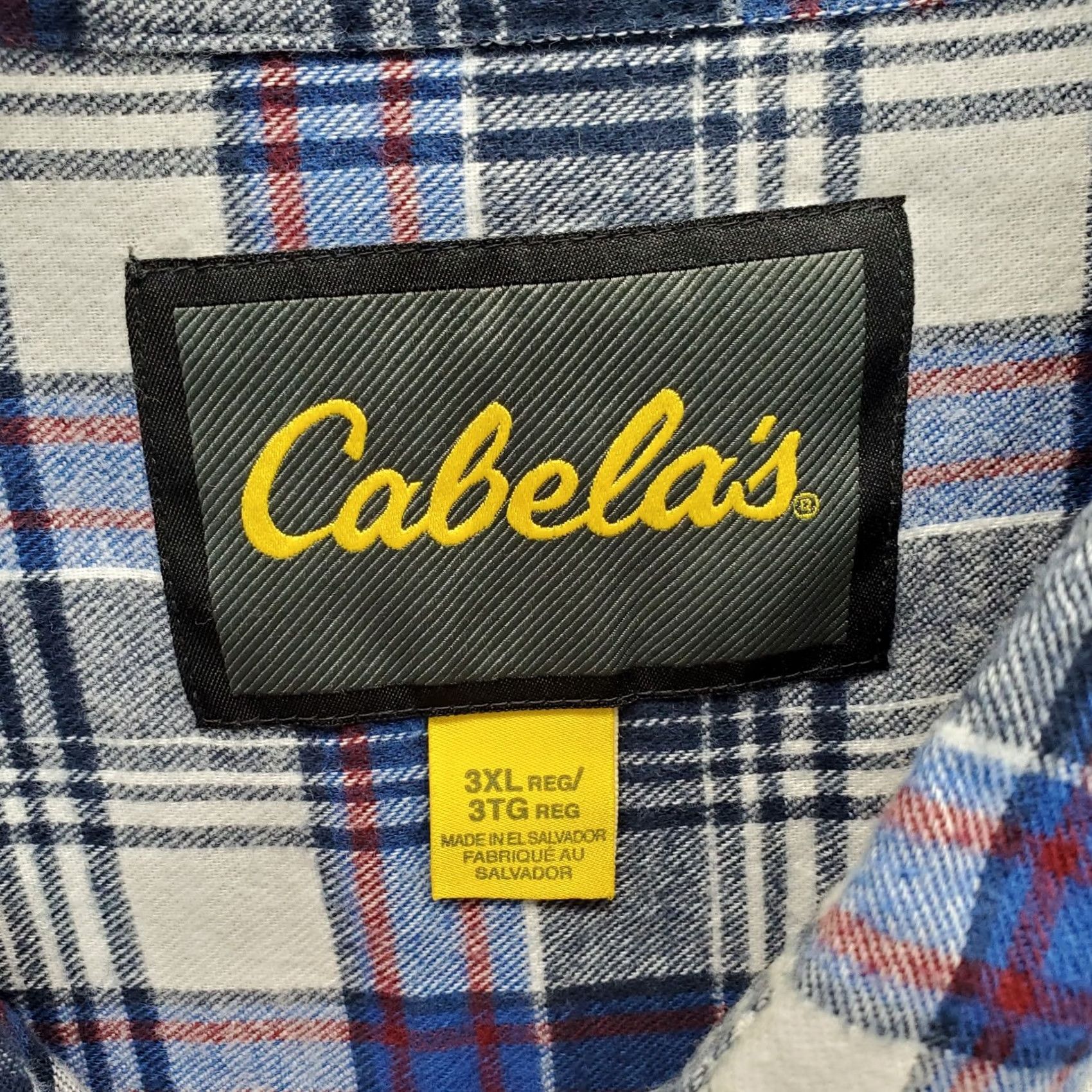 Vintage Cabela's Flannel Shirt Mens 3XL Multi Plaid Long Sleeve Button-Down Size US XXL / EU 58 / 5 - 6 Thumbnail