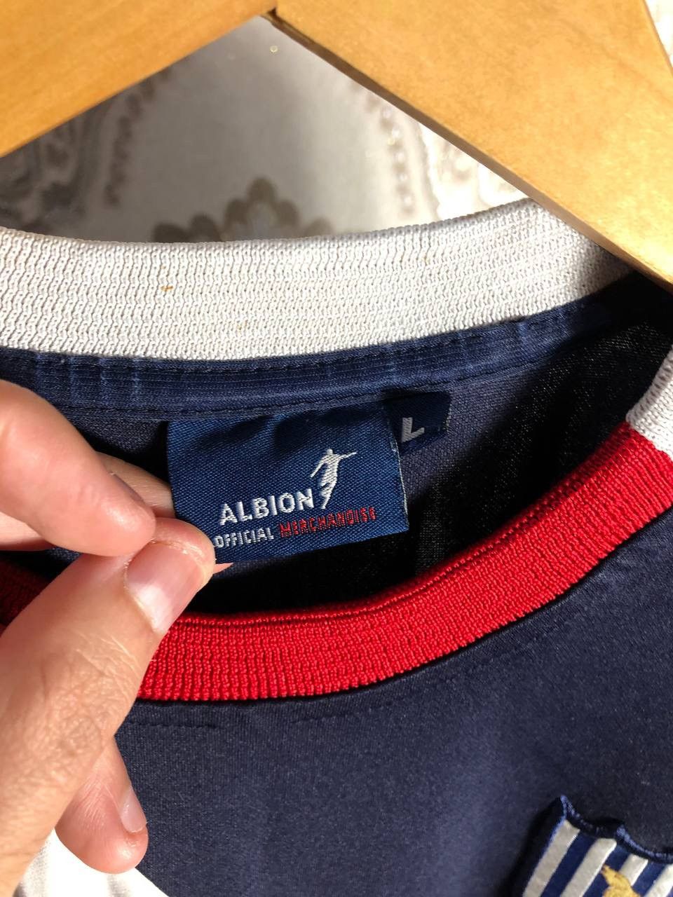 Diadora × Vintage VERY RARE DIADORA WEST BROMWICH ALBION ENGLAND SOCCER JERSEY Size US L / EU 52-54 / 3 - 3 Thumbnail