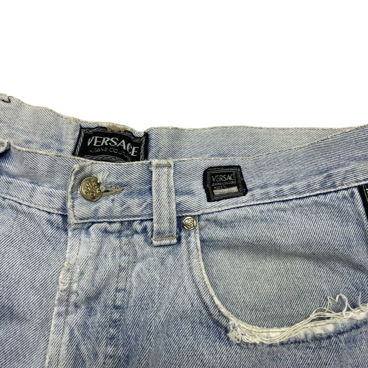 Versace × Versus Versace × Vintage Vintage Distressed Versace Jeans Couture Jeans Size US 34 / EU 50 - 4 Thumbnail