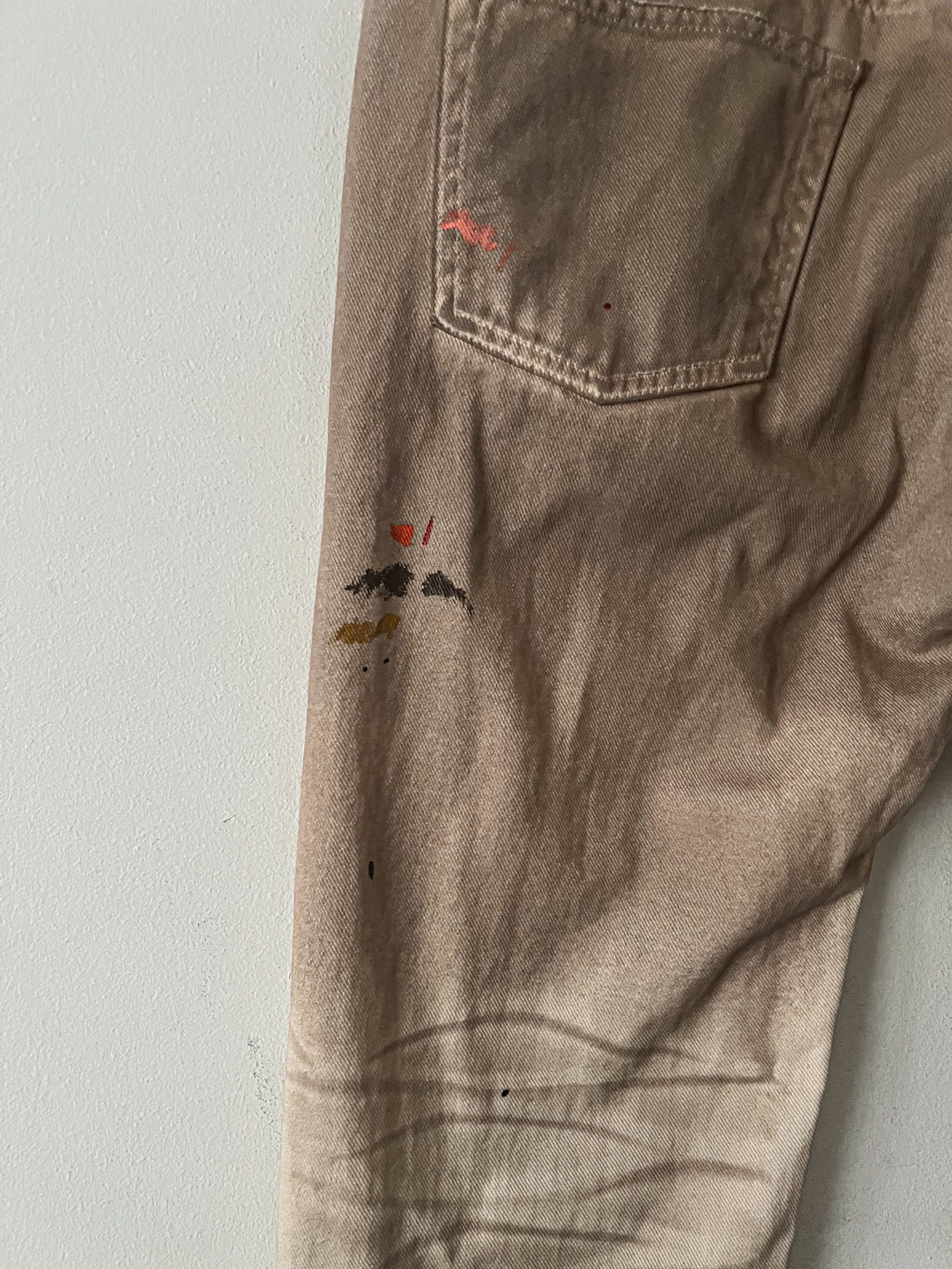 Gallery Dept. Hollywood BLV 5001 Paint-Splattered Distressed Jeans Size US 32 / EU 48 - 11 Thumbnail