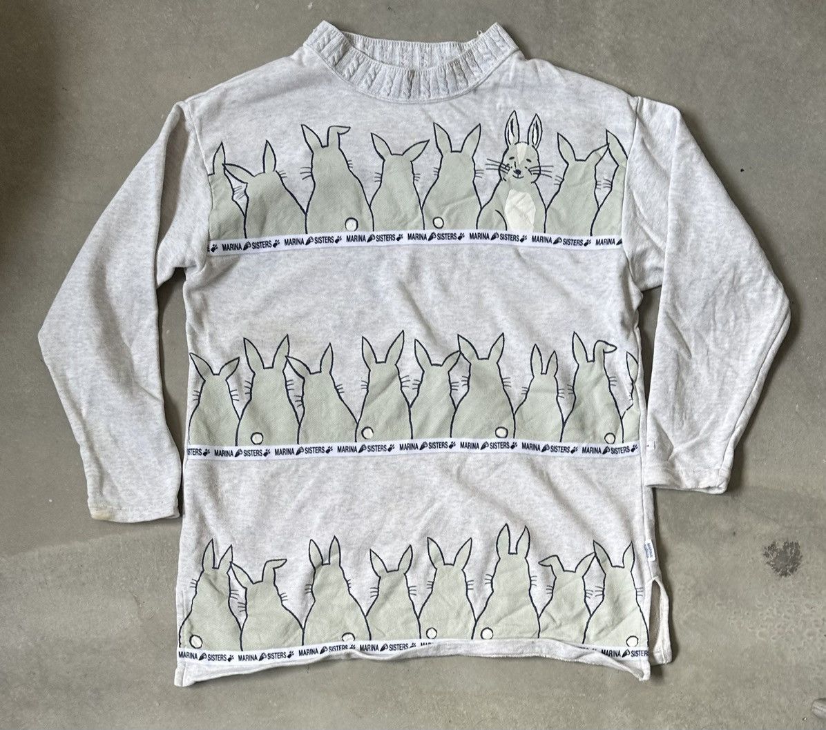 Vintage VINTAGE MARINA SISTERS 1993 SWEATER Size US M / EU 48-50 / 2 - 1 Thumbnail