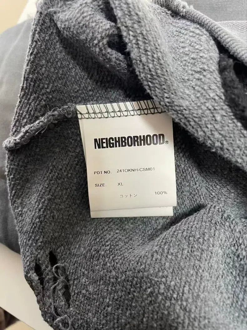 Neighborhood Neighborhood Distressed Long Sleeve Hoodie Size US XL / EU 56 / 4 - 7 Thumbnail