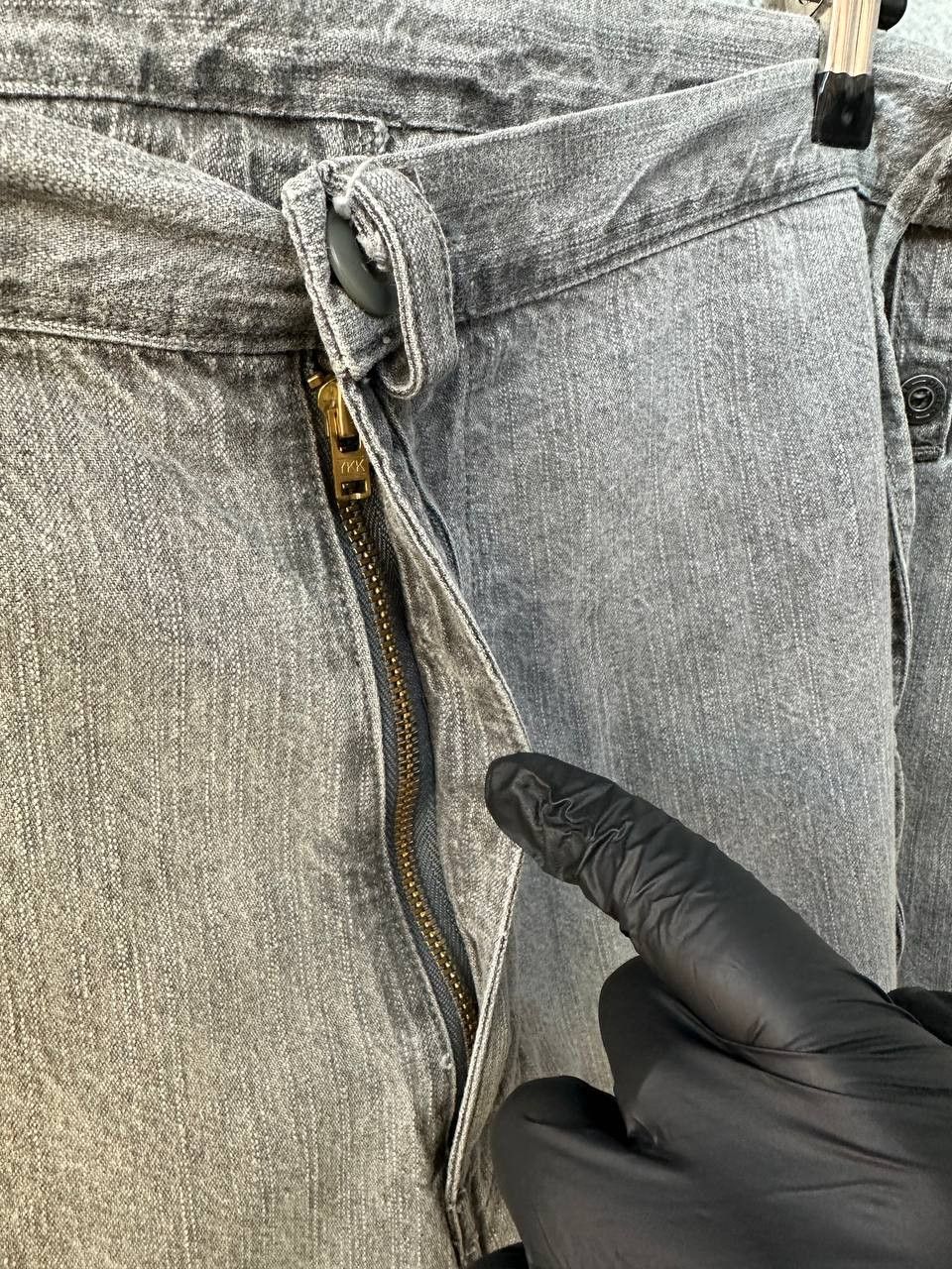 Diesel × Vintage Diesel Relaxed Fit Washed Grey Pants Belt Detail Vintage Size US 32 / EU 48 - 9 Thumbnail