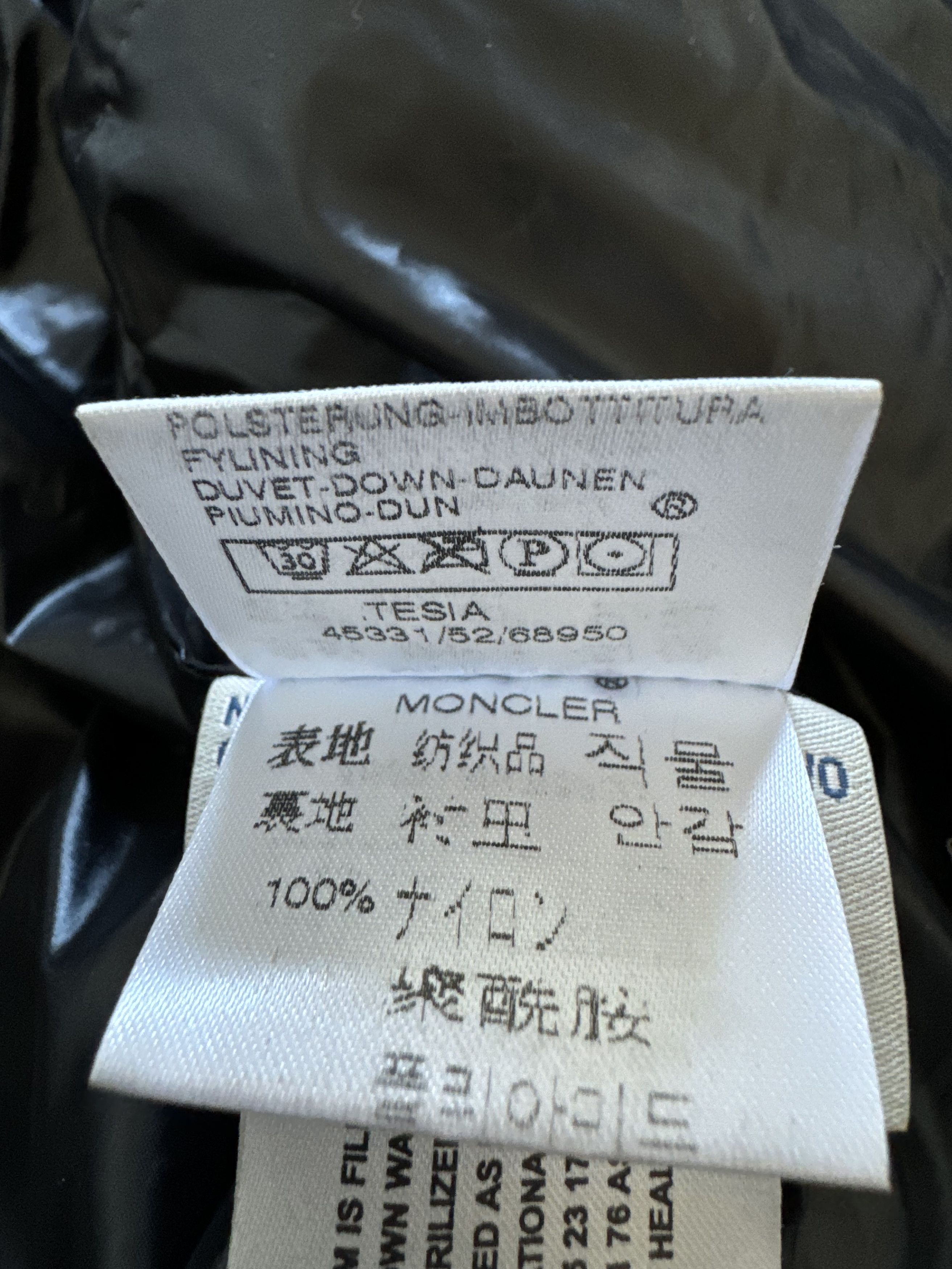 Moncler Moncler Tesia black puffer jacket Size L / US 10 / IT 46 - 14 Thumbnail