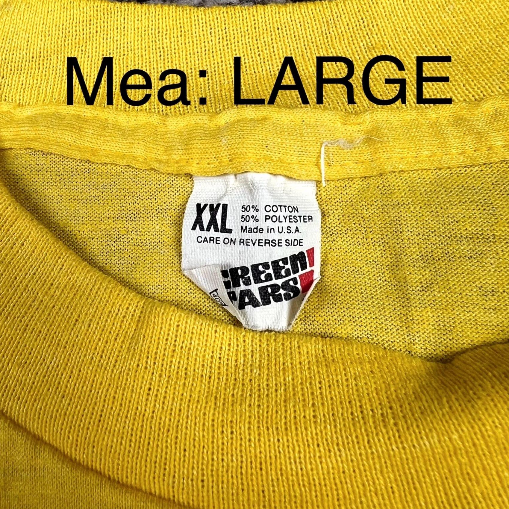 Vintage VINTAGE 80s Boy Scout Project Cope Graphic Single Stitch T-Shirt Large Made USA Shirt Mens Yellow Cotton Polyester Graphic Print 80s Vintage Size US L / EU 52-54 / 3 - 2 Thumbnail