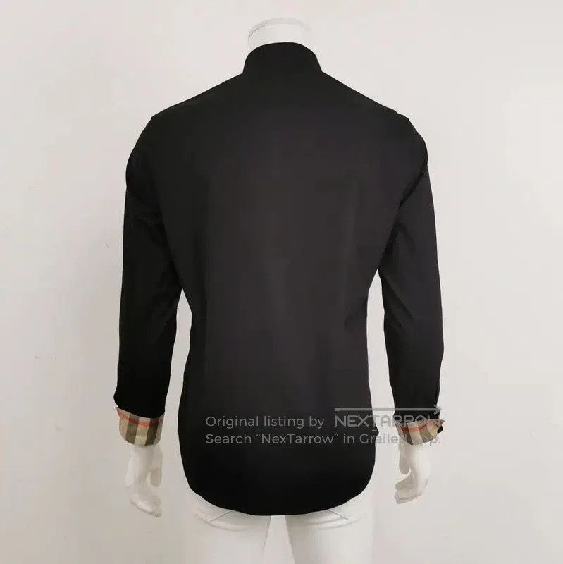 Burberry Burberry Black Cotton Long Sleeve Shirt. Size US L / EU 52-54 / 3 - 2 Thumbnail
