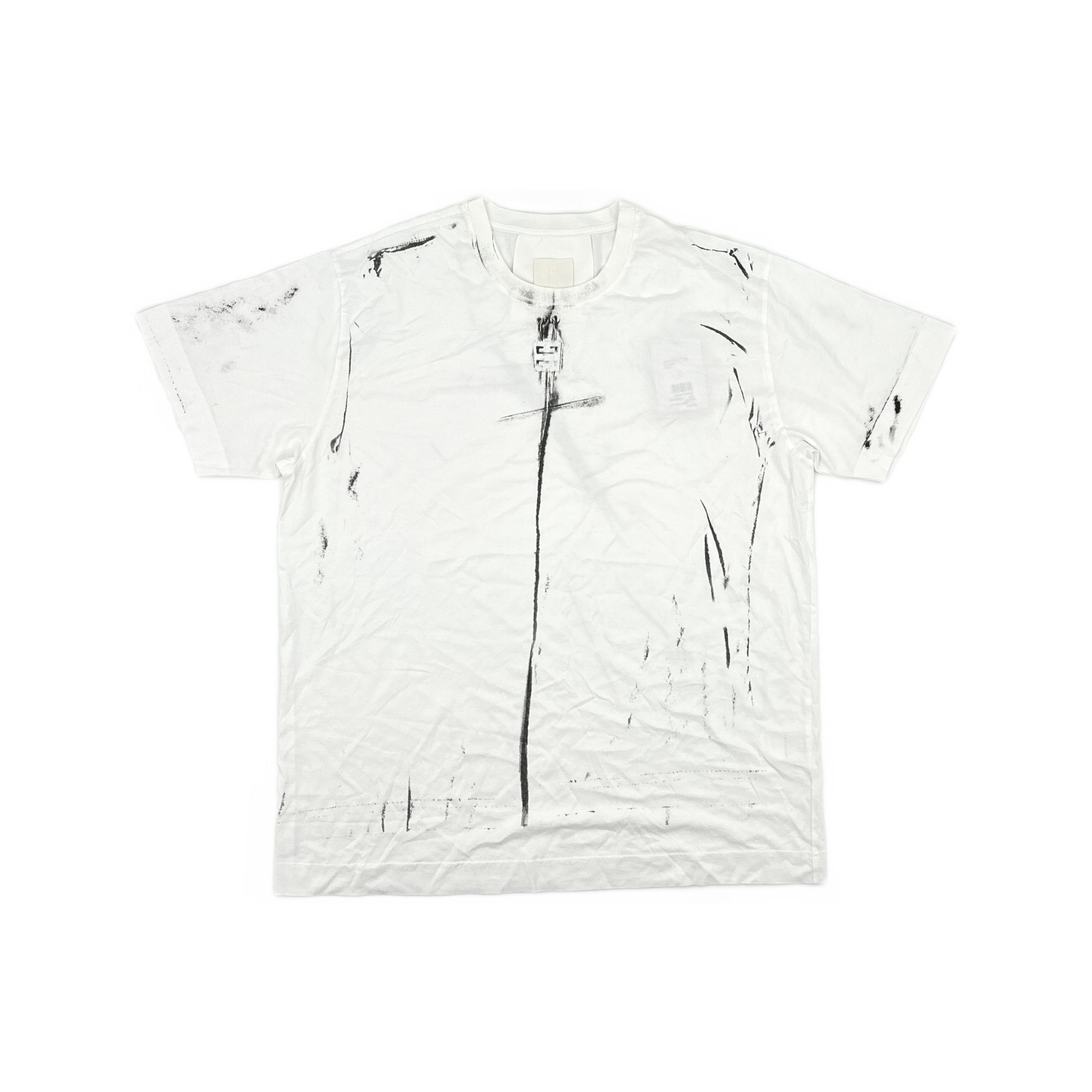 Givenchy Givenchy Brush Print T-Shirt Size XXL Size US XXL / EU 58 / 5 - 1 Thumbnail