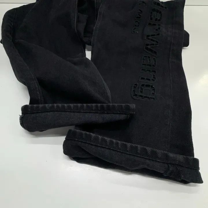 Alexander Wang Alexander Wang High-Waisted Black Denim Pants - Size 26" / US 2 / IT 38 - 8 Thumbnail