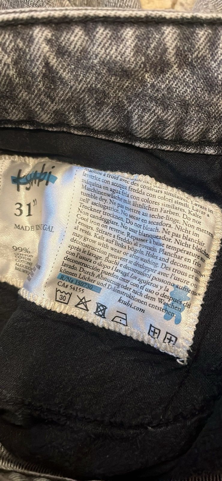 Ksubi Gray ksubis Size US 31 - 3 Thumbnail