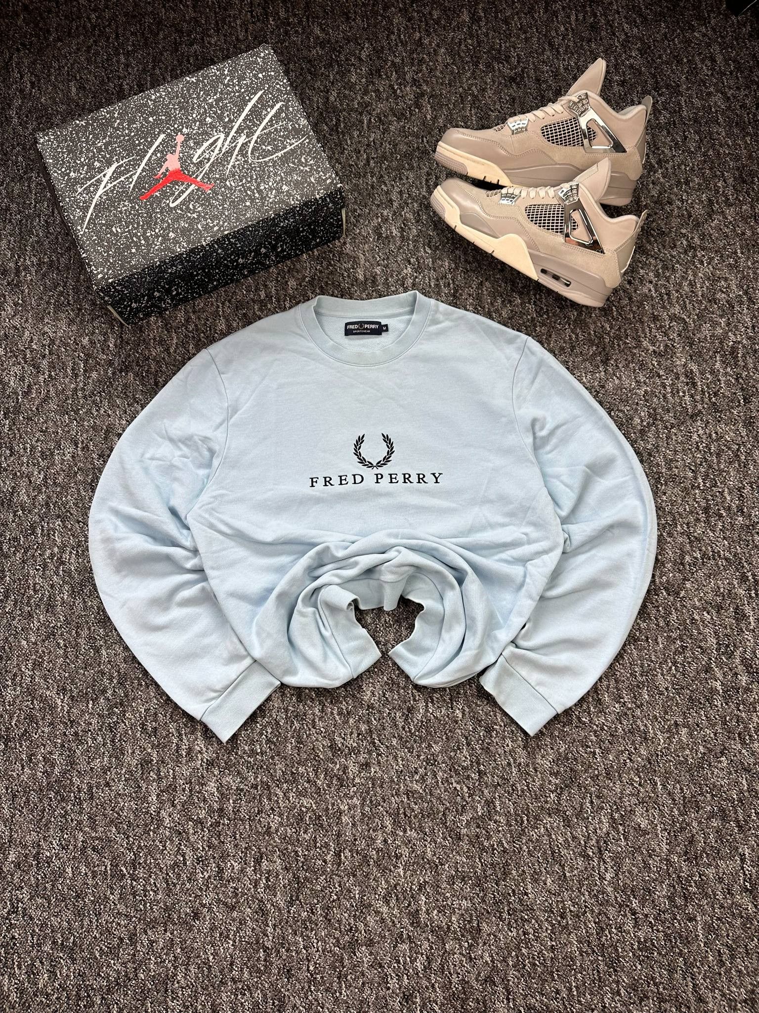 Fred Perry × Vintage Vintage sweatshirts crewneck Fred Perry Logo Japan Luxury Size US M / EU 48-50 / 2 - 1 Thumbnail
