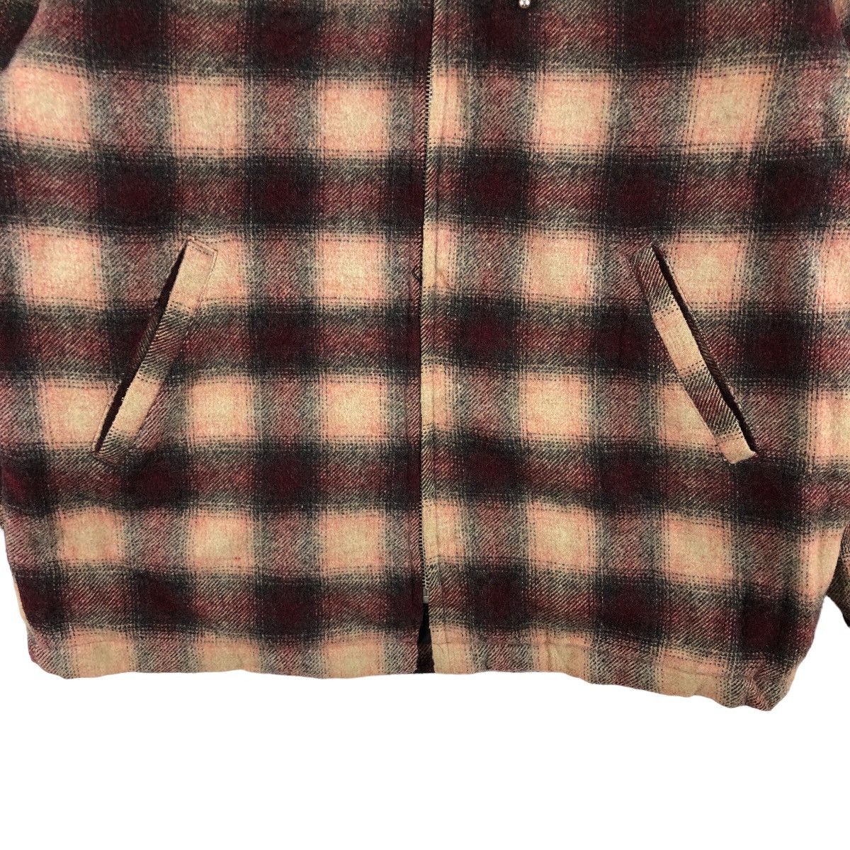 Indigo Vintage 80s NEO BLOOD Tokyo Jacket Shadow Plain Flannel Wool Size US M / EU 48-50 / 2 - 3 Thumbnail