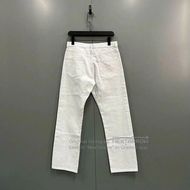 Maison Margiela Maison Margiela White Denim Pants. Size US 34 / EU 50 - 2 Thumbnail