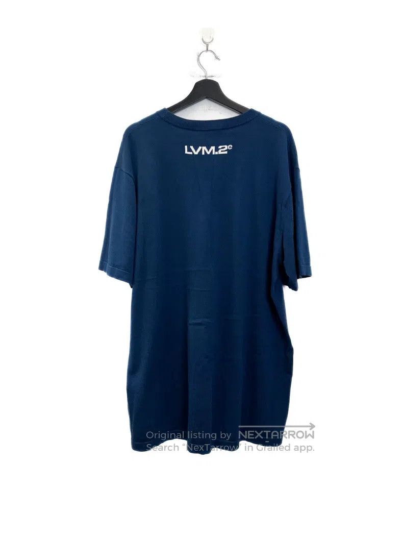 Louis Vuitton Louis Vuitton size 4l Blue knit logo short sleeves Size US M / EU 48-50 / 2 - 2 Thumbnail