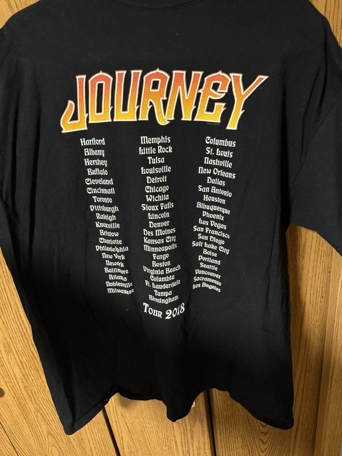 Other Journey Tour T-Shirt 2018 Size US XL / EU 56 / 4 - 4 Thumbnail