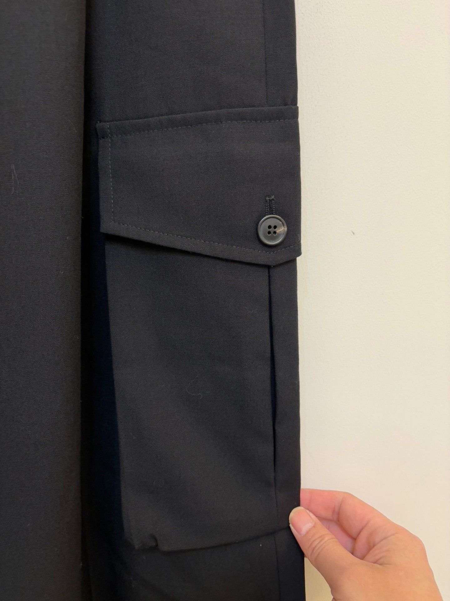 Dries Van Noten Dries van noten High-waisted wool wide-leg pants Nextarrow- Size US 32 / EU 48 - 3 Thumbnail